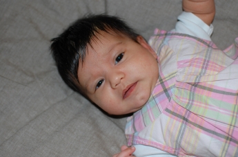 Uppklädd inför middag hos moster Veronica!