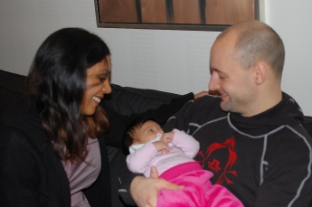 mys med moster Sandra och Mattias!