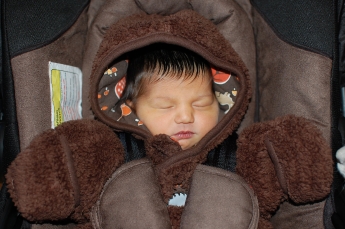 Jag sov hela vägen hem!