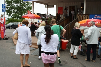 Ett stopp i gränna på vägen upp.