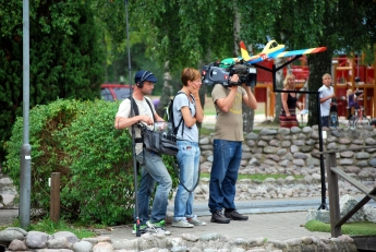 Inspelning av såpan.