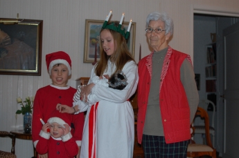 Första lussetåget!